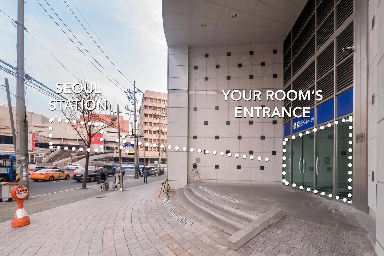 Apartment Travel Loft House Seoul Station Südkorea